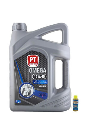 15w-40 4 Litre Benzinli Ve Dizel Araç Motor Yağı ( Cam Suyu Konsantresi 80ml)