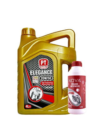 Elegance 20w-50 Mineral Motor Yağı 4 Litre + Nova Antifriz 1,5 Lt