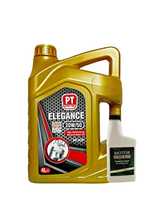 Elegance 20w-50 Mineral Motor Yağı 4 Litre + Motor Silk Bor Katkı