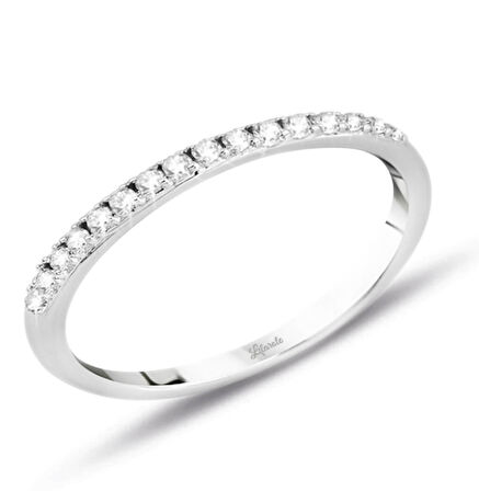 0.15 Ct Pırlanta Yarım Tur Yüzük