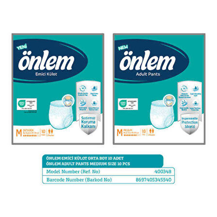 Önlem Medium Emici Külot - 10 Adet