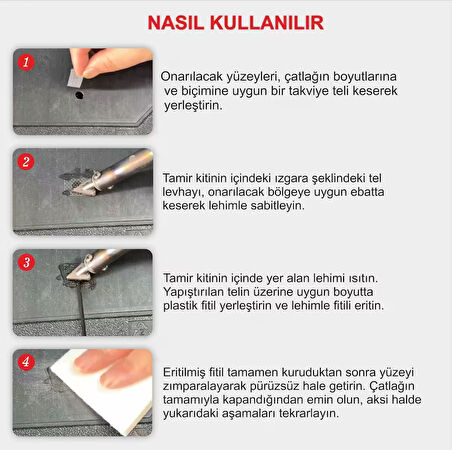 Plastik Kaynak Tamir Kiti–Havya Makinesi,Otomotiv Tamponları Profesyonel Onarımı, Plastik Tamir Kiti