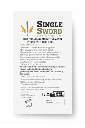 Delux Serisi Single Sword Biohelp Ayak Koku Önleyicisi Pratik Çözüm Günlük Kullanım