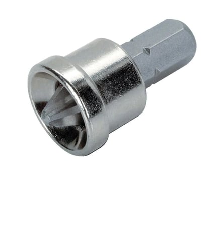 Şapkalı Bits Uç Şapkalı Alçıpan Vidalama Bits Ucu 25 Mm Yıldız Ph2 S2 Çeliği Uç