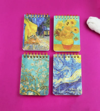 Van Gogh Spiralli 11x7,5 Cm 70 Yaprak Defter