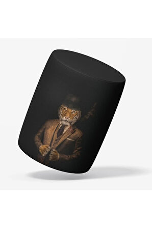 Mr. Tıger Puf (Kumaşı Süettir. Uluslararası Solmama Sertifikasına Sahiptir.)