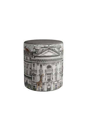 Zoo Design Puf (Kumaşı Süettir. Uluslararası Solmama Sertifikasına Sahiptir.)