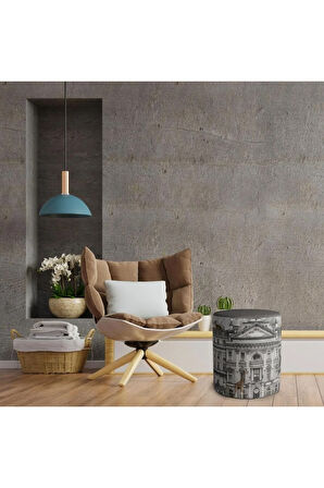 Zoo Design Puf (Kumaşı Süettir. Uluslararası Solmama Sertifikasına Sahiptir.)