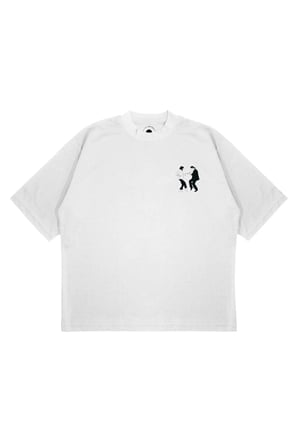 Unisex Oversize PULP FICTION TV SHOW Baskılı Boxy Fit Kalın Kumaşlı (240gsm) T-shirt