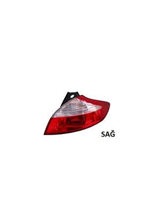 Stop Lambası Sağ Renault Megane Iıı 09 Hb Siyah
