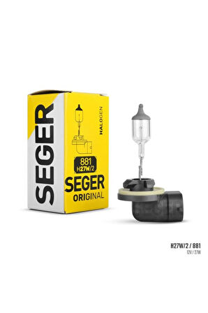 AMPUL H27W/2 881 12V 27W PGJ13 EĞRİ SOKET STANDART YENİLEME 3.500K STANDART IŞIK