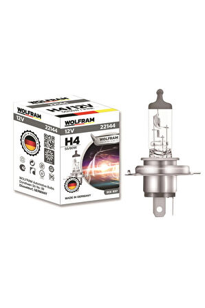 Ampul 12v H4 60/55 P43t Standart Işık Tırnaklı P43t 64193