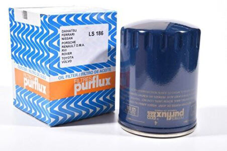 Purflux Ls186 Yağ Filtresi Oe Passat Lt28 35 40 55 T4 A80 A4 A6 A8 Superb Volvo 740 760 780 940 960 85>02