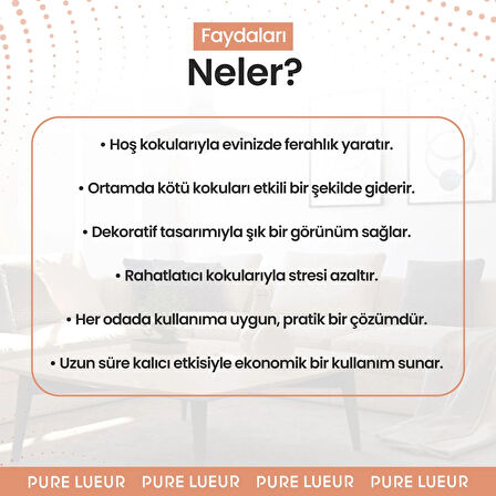 Amber Kokulu, Bambu Çubuklu, Kare Şişe, Oda Ve Ortam Kokusu 100ml