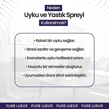 Lavanta Uyku Ve Yastık Spreyi Rahatlatıcı Uyku Ve Dinlenme Spreyi Sleep And Pıllow Spray 50ml