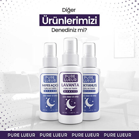 Lavanta Uyku Ve Yastık Spreyi Rahatlatıcı Uyku Ve Dinlenme Spreyi Sleep And Pıllow Spray 50ml