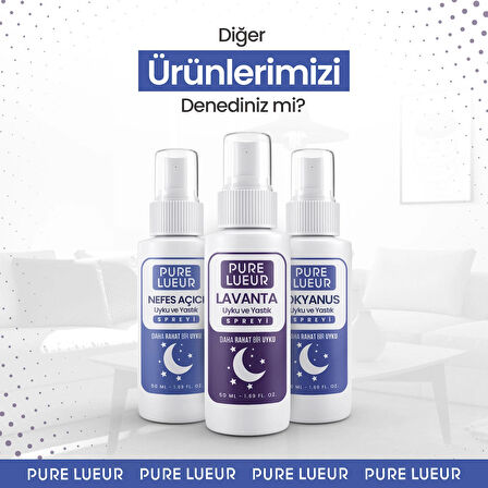 Nefes Açıcı Uyku Ve Yastık Spreyi Okaliptus, Nane, Biberiye Rahatlatıcı Uyku Ve Dinlenme Spreyi 50ml