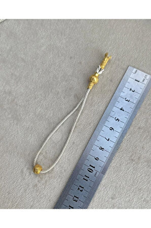 Gümüş Kazaziye Özel Halka Kamçı Model Gümüş Tespih Püskülü