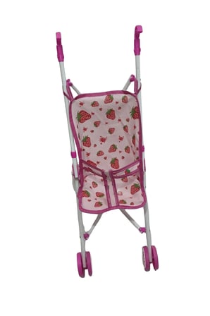 Çocuklar İçin Katlanabilir Kaliteli Tatlı Minik Oyuncak Puset PEMBE