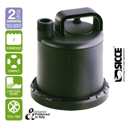 Sicce Ultra Zero Dalgıç Drenaj Pompası 3000 L/H