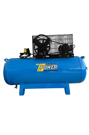 POWER 200 LT ALÜMİNYUM KAFALI YAĞLI PİSTONLU KOMPRESÖR 3 HP, 2 PİSTON, 8 BAR