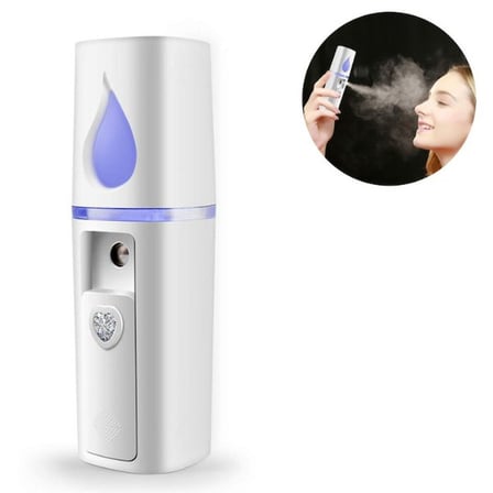 Arkadaşa Hediye Modern Tasarım USB Şarjlı 20ml Hazneli Kompakt Taşınabilir Mini Yüz Nemlendirici