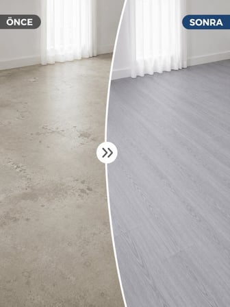 Beylini PVC Zemin Kaplama Ahşap Desen Keçeli Kalın Yer Zemin Döşemesi Mineflo Soba Altı Parke Desen Yer Muşambası Parke Bej