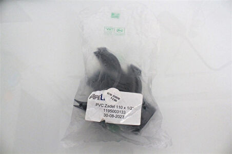 Pipelife PVC 110 × ½" Boru Delme Kelepçesi Pis Su Temiz Su Hattı