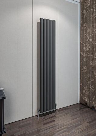 Warma Birgi Alüminyum Radyatör 345 X 1800 Pütürlü Antrasit 7946