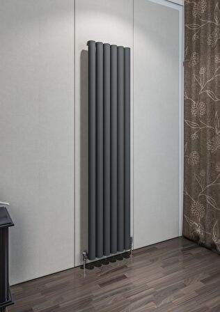 Warma Birgi Alüminyum Radyatör 415 X 1800 Pütürlü Antrasit 7946