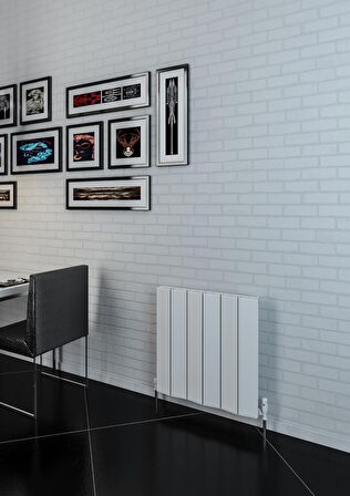 Warma Cunda Alüminyum Radyatör 565 X 600 Pütürlü Beyaz RAL 9016