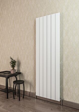 Warma Drama Alüminyum Radyatör 565 X 1800 Pütürlü Beyaz RAL 9016