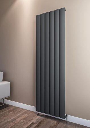 Warma Kavala Alüminyum Radyatör 565 X 1800 Pütürlü Antrasit 7946