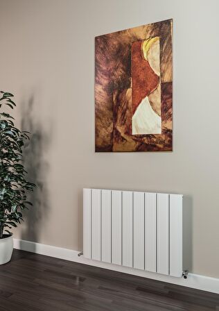 Warma Selanik Alüminyum Radyatör 850 X 600 Pütürlü Beyaz RAL 9016