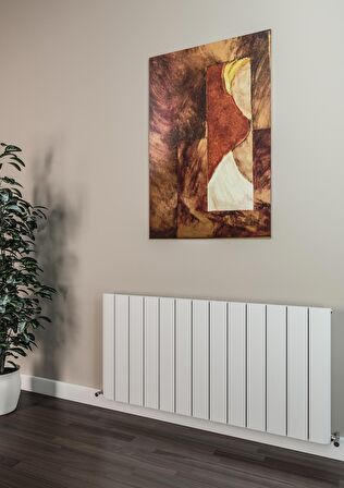 Warma Selanik Alüminyum Radyatör 1230 X 600 Pütürlü Beyaz RAL 9016