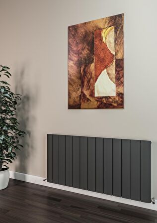 Warma Selanik Alüminyum Radyatör 1230 X 600 Pütürlü Antrasit 7946