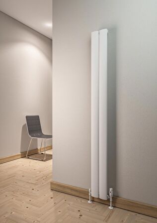 Warma Serez Alüminyum Radyatör 185 X 1800 Pütürlü Beyaz RAL 9016