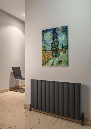 Warma Serez Alüminyum Radyatör 1040 X 600 Pütürlü Antrasit 7946