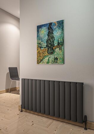 Warma Serez Alüminyum Radyatör 1230 X 600 Pütürlü Antrasit 7946