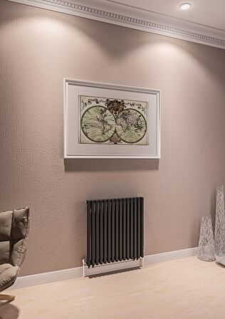 Warma Diva Çelik Radyatör 580 X 600 Pütürlü Antrasit 7946