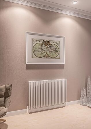 Warma Diva Çelik Radyatör 980 X 600 Beyaz RAL 9016 Gloss 60