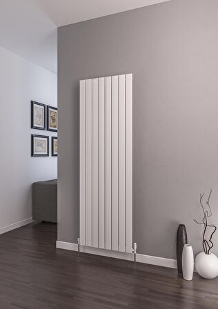 Warma Teos Çelik Radyatör 595 X 1800 Beyaz RAL 9016 Gloss 80