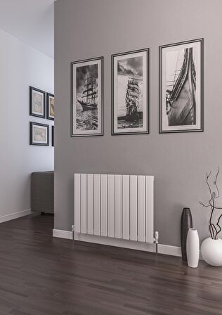 Warma Teos Çelik Radyatör 820 X 600 Beyaz RAL 9016 Gloss 80
