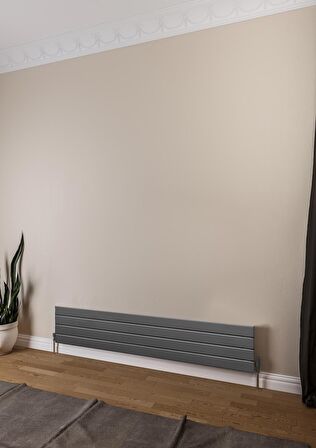 Warma Teos Çelik Radyatör 1600 X 295 Pütürlü Antrasit 7946