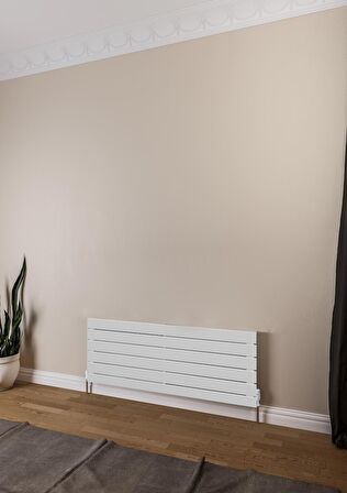 Warma Teos Çelik Radyatör 1200 X 445 Beyaz RAL 9016 Gloss 80