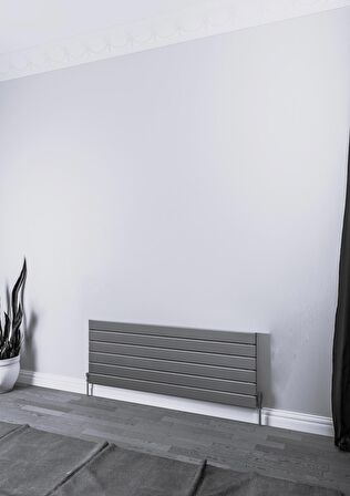 Warma Teos Çelik Radyatör 1000 X 445 Pütürlü Siyah RAL 9005