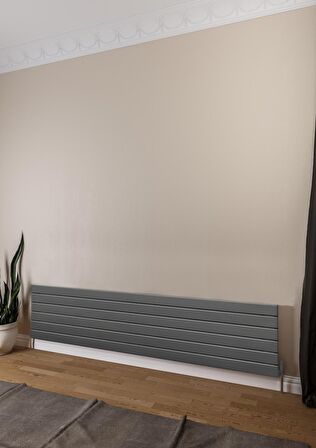 Warma Teos Çelik Radyatör 1800 X 445 Pütürlü Antrasit 7946