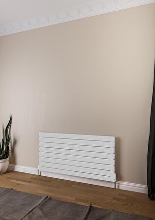 Warma Teos Çelik Radyatör 1200 X 595 Beyaz RAL 9016 Gloss 80
