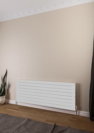 Warma Teos Çelik Radyatör 1600 X 595 Beyaz RAL 9016 Gloss 80