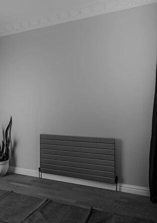 Warma Teos Çelik Radyatör 1200 X 595 Pütürlü Siyah RAL 9005